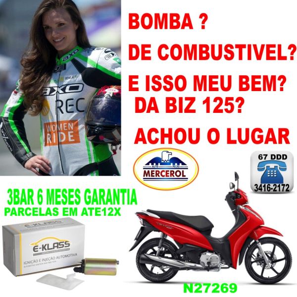 Refil Bomba Combustivel Honda Biz 125 Gasolina 2009 À 2015